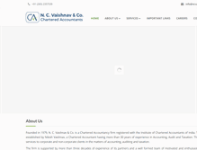 Tablet Screenshot of ncvaishnav.com